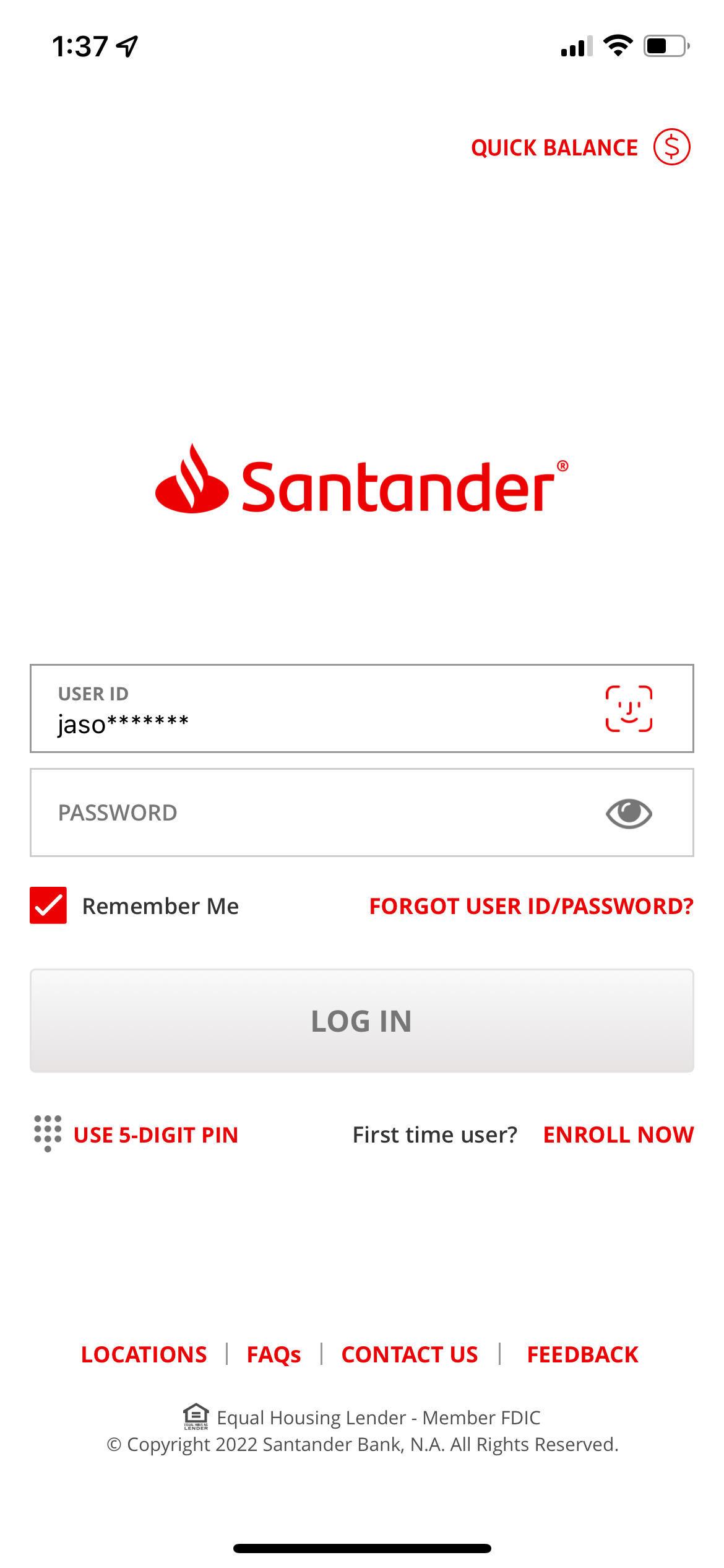 screenshot, login